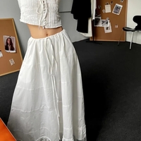White French Tank Top + Skirt - Thumbnail 2