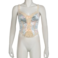 French Floral Corset Top - Thumbnail 5