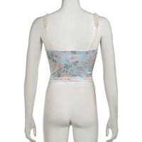 French Floral Corset Top - Thumbnail 7