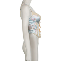 French Floral Corset Top - Thumbnail 6