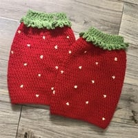 Strawberry Crochet Leg Warmers  - Thumbnail 2