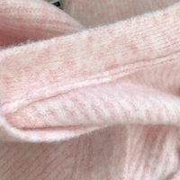 Pink V Neck Cardigan  - Thumbnail 5