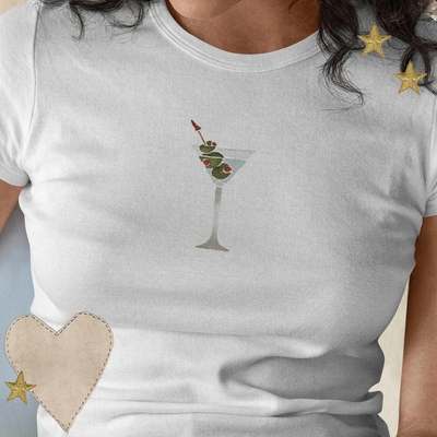 Cocktail Short Sleeve T-shirt 