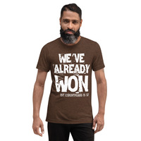 "We've Already Won" Christian Short sleeve Unisex t-shirt - Thumbnail 2