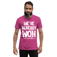 "We've Already Won" Christian Short sleeve Unisex t-shirt - Thumbnail 7