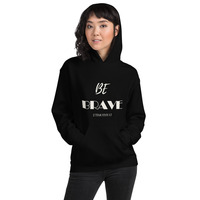 "Be Brave" Christian Unisex Hoodie - Thumbnail 1