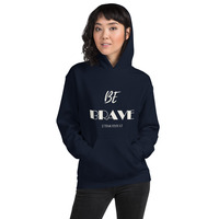 "Be Brave" Christian Unisex Hoodie - Thumbnail 2