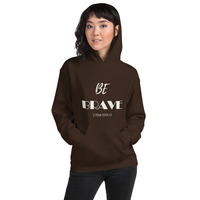 "Be Brave" Christian Unisex Hoodie - Thumbnail 4