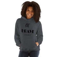 "Be Brave" Christian Unisex Hoodie - Thumbnail 2
