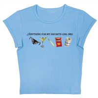 ANYTHING FOR MY FAVOURITE GIRL (ME) BABY TEE - Thumbnail 2