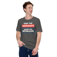 Keep the immigrants, deport the republicans Unisex t-shirt - Thumbnail 28