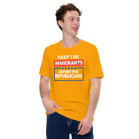 Keep the immigrants, deport the republicans Unisex t-shirt - Thumbnail 37