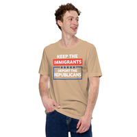Keep the immigrants, deport the republicans Unisex t-shirt - Thumbnail 40