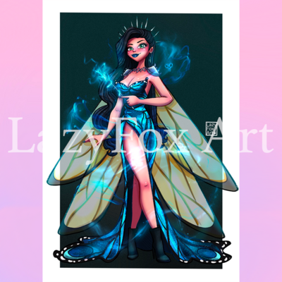 Dark fairy print