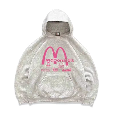 90s McDONALD'S HOODIE GRAY