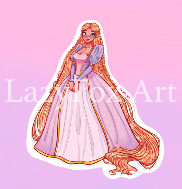 Rapunzel sticker