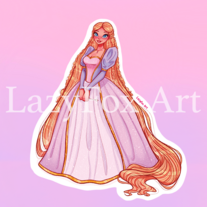 Rapunzel sticker
