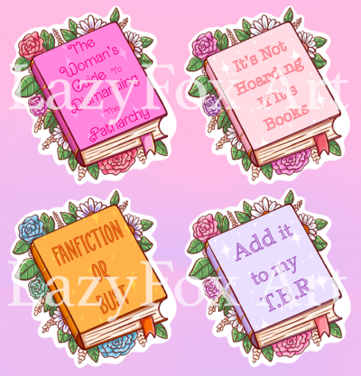 Book lovers stickers Series 2
