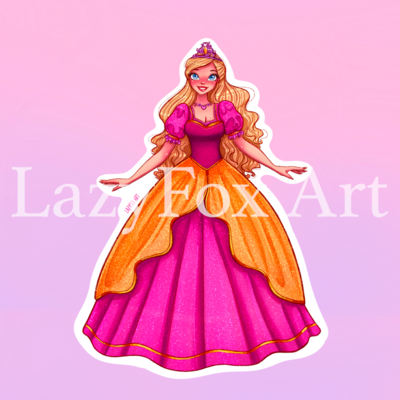 Diamond castle princess liana sticker