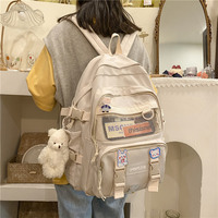 Large Capacity Backpack College Student Shoulder Bag - Thumbnail 1
