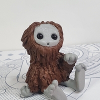 BitFoot Robot Resin Art Toy Figurine - Thumbnail 6