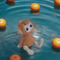 Capybara Hoodie Robot Resin Art Toy Figure - Thumbnail 4