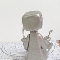 PANCAKES! Robot Resin Art Toy Figure - Thumbnail 6