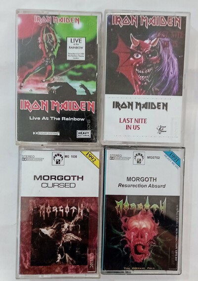 IRON MAIDEN Live's AND MORGOTH Polish tapes 