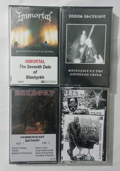 IMMORTAL, JUDAS ISCARIOT, BATHORY, PESTE NOIRE