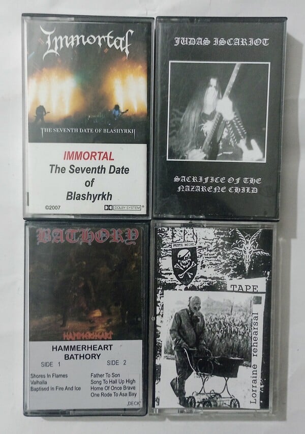 IMMORTAL, JUDAS ISCARIOT, BATHORY, PESTE NOIRE