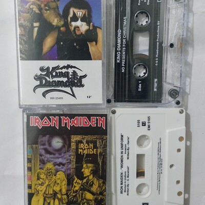 King diamond , iron maiden tapes  - Thumbnail 1