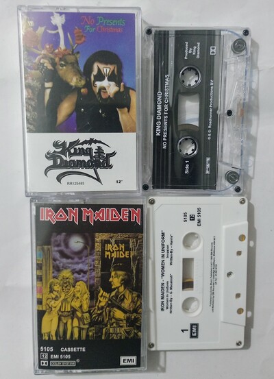 KING DIAMOND , IRON MAIDEN Tapes 