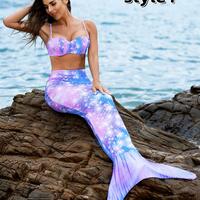 Colorful shell hard pack swimsuit bikini beach mermaid swimsuit - Thumbnail 4
