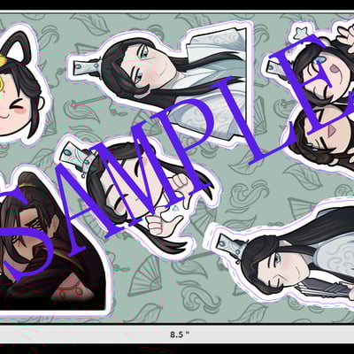 Bundle any 4 windmaster large die cut stickers