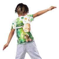 Lucky Bear Kids crew neck t-shirt - Thumbnail 1