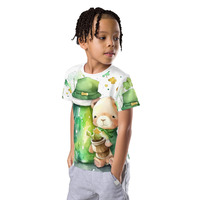 Lucky Bear Kids crew neck t-shirt - Thumbnail 2