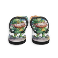 Lucky Wee Boy Frabic Flip-Flops - Thumbnail 2