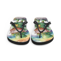 Lucky Wee Boy Frabic Flip-Flops - Thumbnail 3