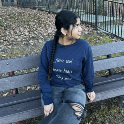 Fierce brave strong long sleeve tee