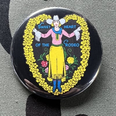 Sweetheart of the rodeo badge