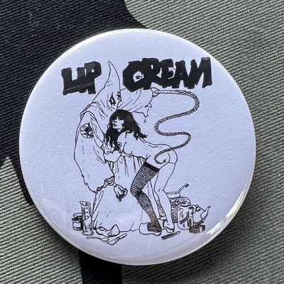 Lip cream badge