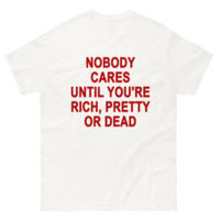 Free Shipping-NOBODY CARES TEE - Thumbnail 1