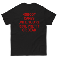Free Shipping-NOBODY CARES TEE - Thumbnail 2