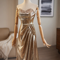 Mermaid Sequins Long Prom Dress - Thumbnail 3