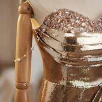 Mermaid Sequins Long Prom Dress - Thumbnail 4