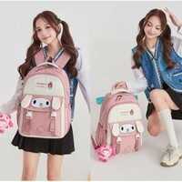 Cute Cartoon Kuromi School Backpack - Thumbnail 4