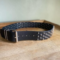 2" wide 3-2-3 Short British Stud Hips Belt - Thumbnail 5
