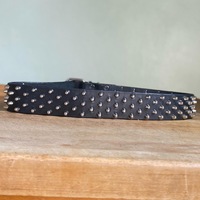 2" wide 3-2-3 Short British Stud Hips Belt - Thumbnail 7