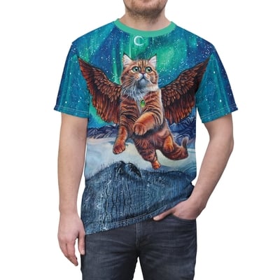 "wishing you were here" unisex sublimation t-shirt  - Thumbnail 3