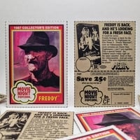 Freddy Krueger - A Nightmare on Elm Street 3:  Dream Warriors Movie Night Popcorn Custom Trading Cards  - Thumbnail 3